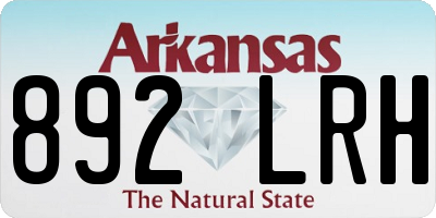 AR license plate 892LRH