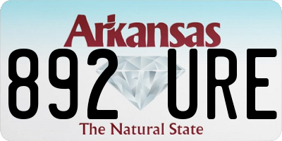 AR license plate 892URE