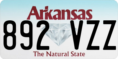AR license plate 892VZZ