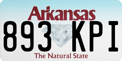 AR license plate 893KPI