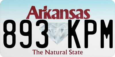 AR license plate 893KPM