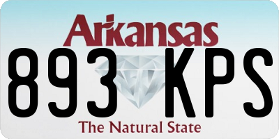 AR license plate 893KPS