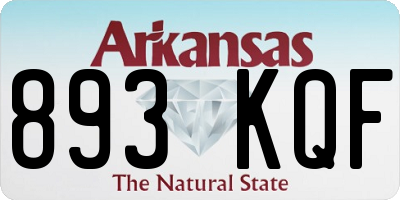 AR license plate 893KQF