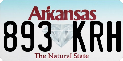 AR license plate 893KRH