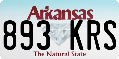 AR license plate 893KRS