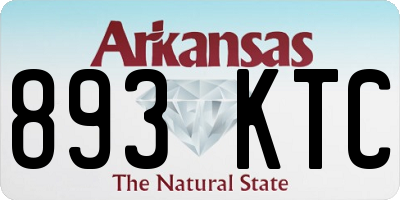 AR license plate 893KTC