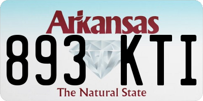 AR license plate 893KTI