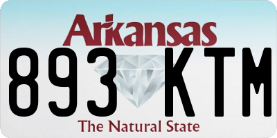 AR license plate 893KTM