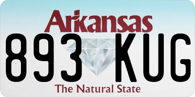 AR license plate 893KUG