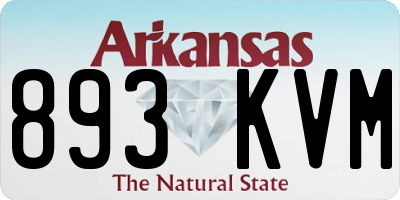 AR license plate 893KVM