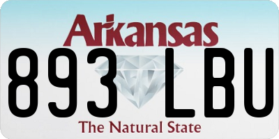 AR license plate 893LBU