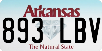 AR license plate 893LBV
