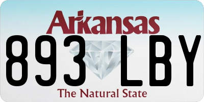 AR license plate 893LBY