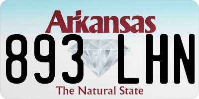 AR license plate 893LHN