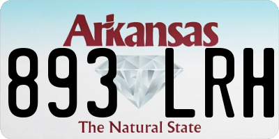AR license plate 893LRH