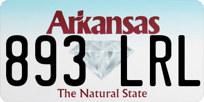 AR license plate 893LRL