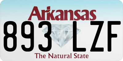 AR license plate 893LZF