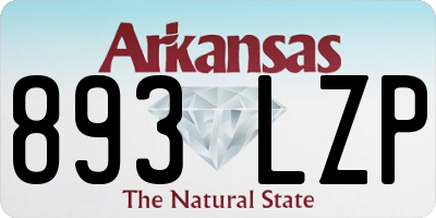 AR license plate 893LZP