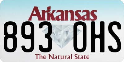 AR license plate 893OHS