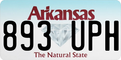 AR license plate 893UPH