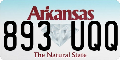 AR license plate 893UQQ