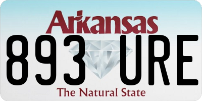 AR license plate 893URE
