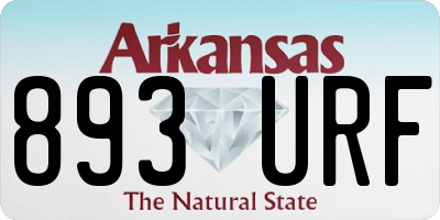 AR license plate 893URF
