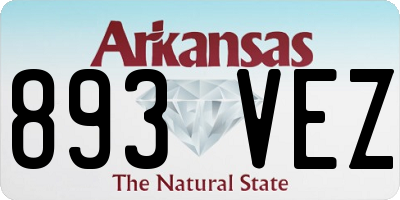 AR license plate 893VEZ