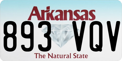 AR license plate 893VQV
