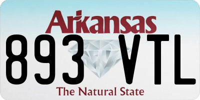 AR license plate 893VTL