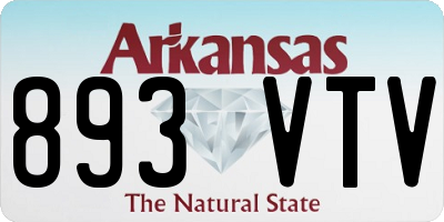 AR license plate 893VTV