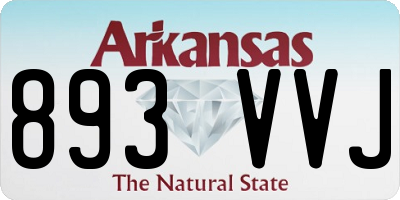 AR license plate 893VVJ