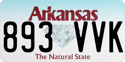 AR license plate 893VVK
