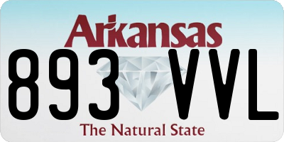 AR license plate 893VVL