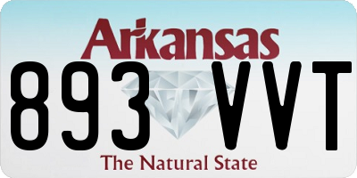 AR license plate 893VVT
