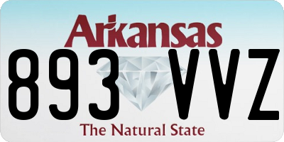 AR license plate 893VVZ