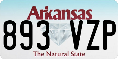 AR license plate 893VZP