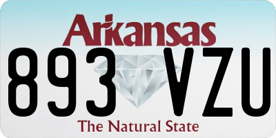 AR license plate 893VZU