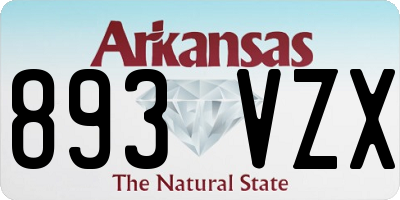 AR license plate 893VZX