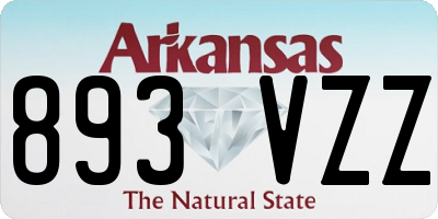 AR license plate 893VZZ