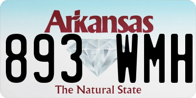 AR license plate 893WMH