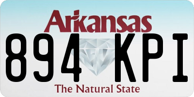 AR license plate 894KPI