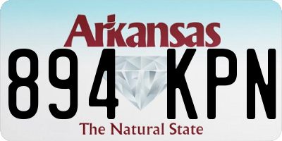 AR license plate 894KPN