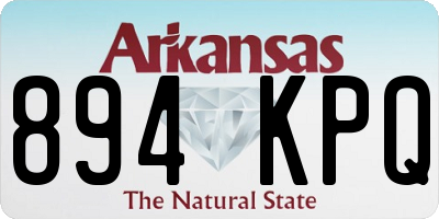 AR license plate 894KPQ