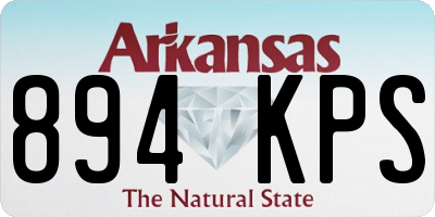 AR license plate 894KPS