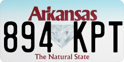 AR license plate 894KPT