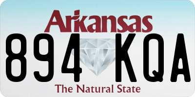 AR license plate 894KQA