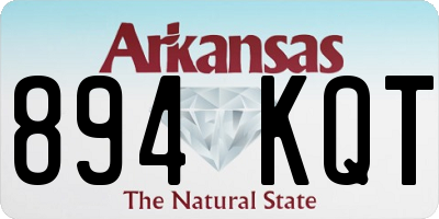 AR license plate 894KQT