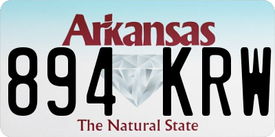AR license plate 894KRW