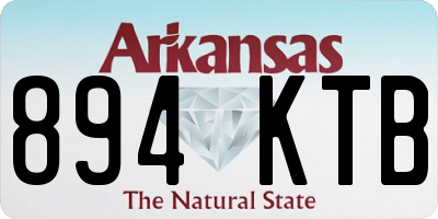 AR license plate 894KTB